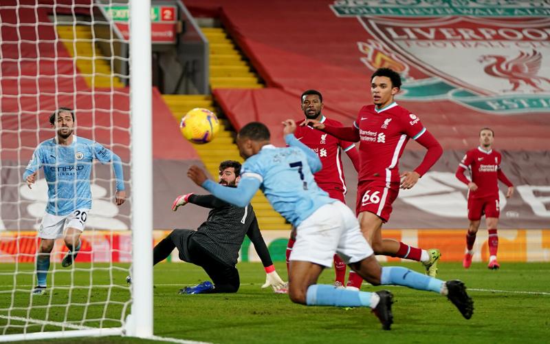 Alisson  Blunder, Liverpool Kalah Telak dari Manchester City