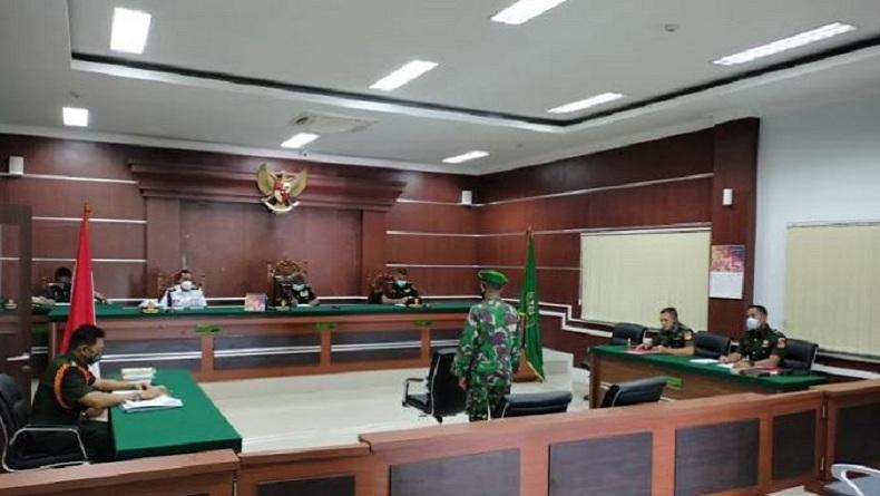 Tinggalkan Dinas 33 Hari, Serda RS Diproses Hukum di Pengadilan Militer III-17 Manado