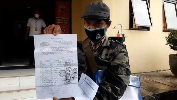 Diduga Bantuan Covid-19 Dipotong Kades, Warga Lapor ke Polres Cianjur