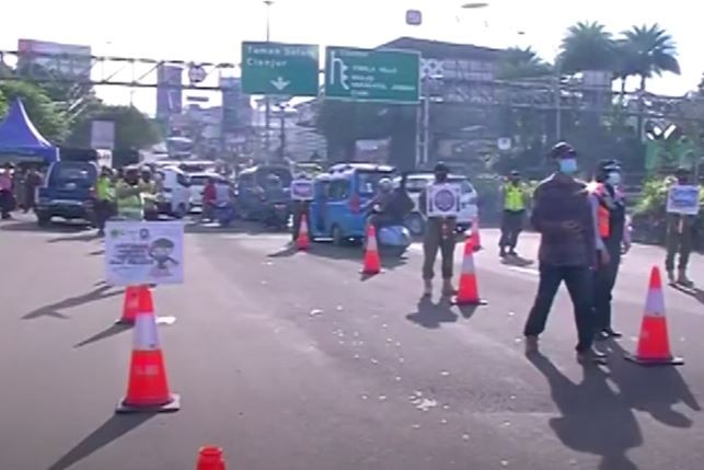 40.319 Kendaraan Diputar Balik selama Ganjil Genap Kota Bogor
