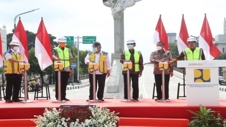 Diresmikan Menteri PUPR, Flyover Purwosari Bisa Digunakan Masyarakat