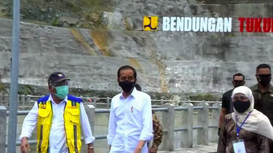Diresmikan, Presiden Jokowi Sebut Bendungan Tukul Pacitan Dapat Memperkuat Ketahanan Pangan 