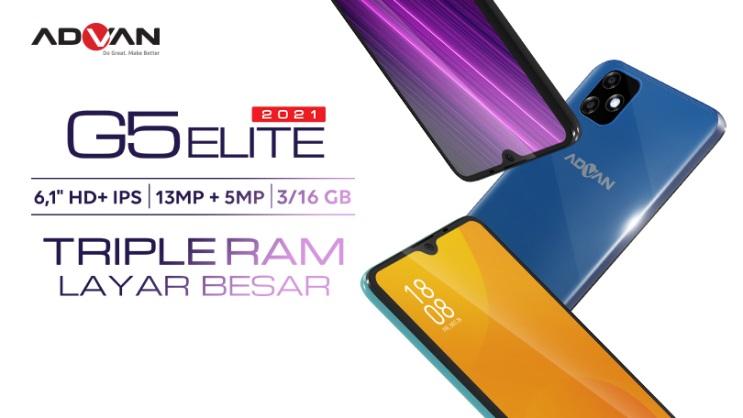 Seru! Jelajah Hiburan Tanpa Batas dengan Smartphone Advan G5 Elite 2021 Berlayar Luas dan RAM besar