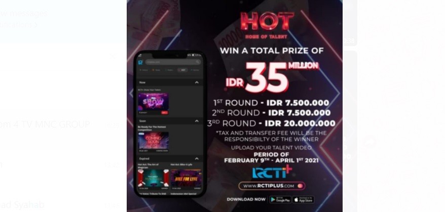 Ayo Tunjukkan Bakatmu dan Menangkan, Raih Rp35 Juta di Home Of Talent