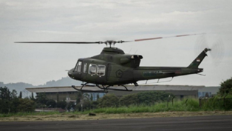 Serang 2 Polisi, KKB Papua juga Tembaki Helikopter Bell di Kiwirok