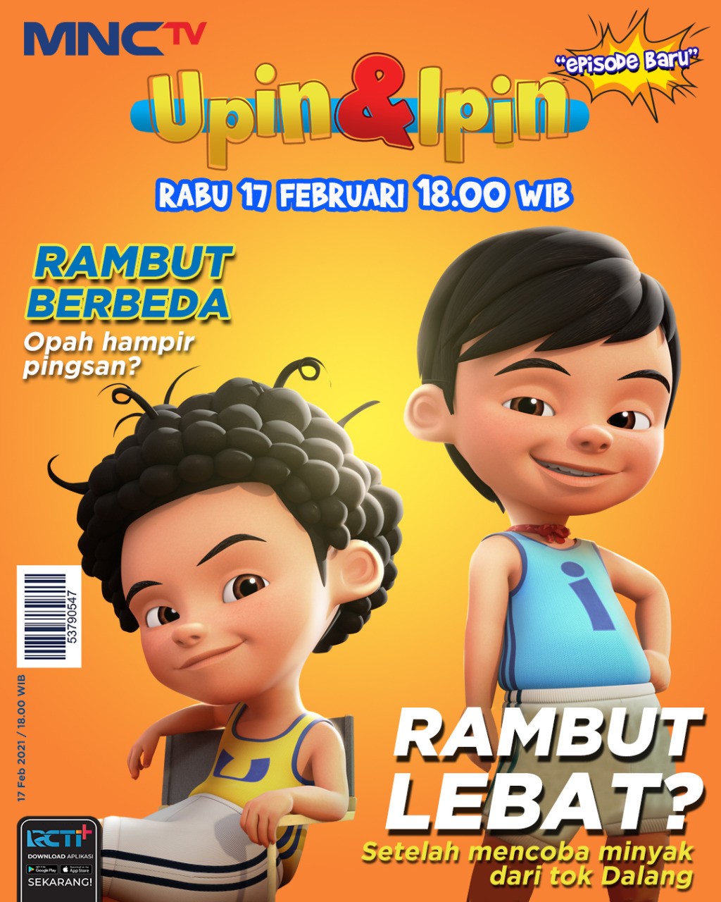 Berawal dari Fizi yang Kembali Berulah, Berikut 5 Fakta terkait Upin dan Ipin Tumbuh Rambut