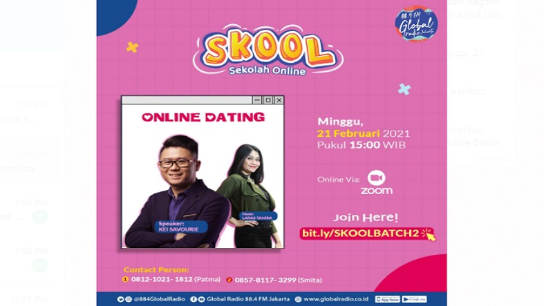 Cari Pasangan? Tips Online Dating Bakal Dibahas di Global Radio 