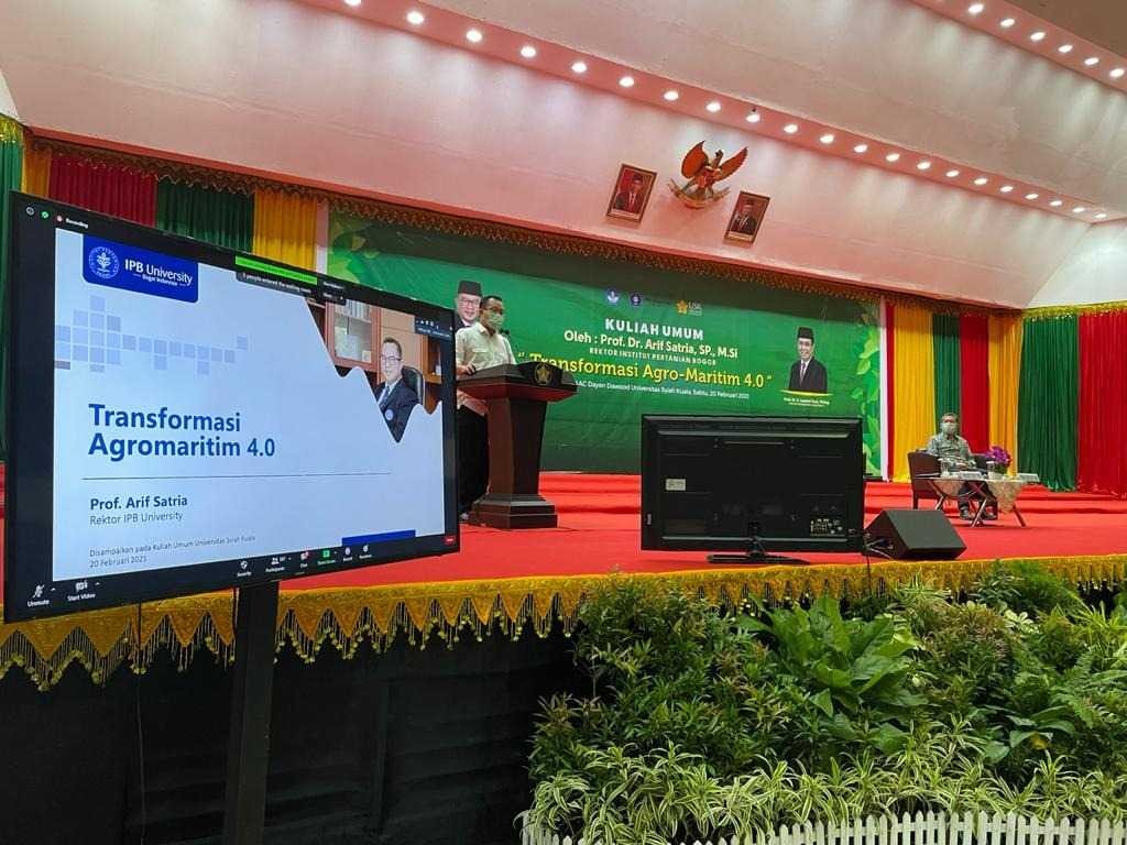 Rektor IPB: Pertanian Eksis di Era Pandemi, Harus Menjadi Lokomotif Ekonomi Indonesia 