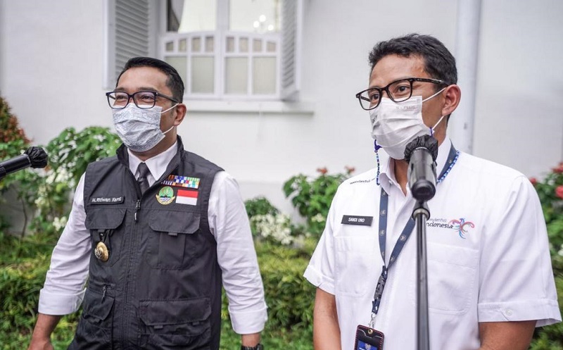 Sukseskan KEK Pariwisata Lido, Ridwan Kamil Ucapkan Terima Kasih kepada Sandiaga Uno