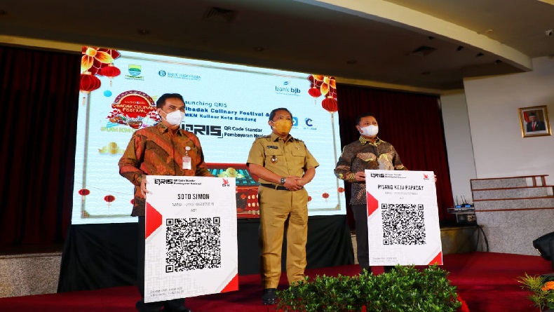 Bank BJB Dukung Pembayaran Digital di Cibadak Culinary Night Bandung