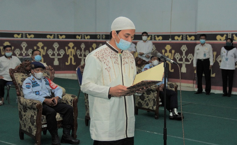 Mantan Anggota JAD dan ISIS Mukarram Bin Sabarin Ikrar Setia Kepada NKRI 
