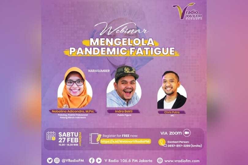 Bunda Lelah dengan Pandemi? Indra Bekti Bagi Tips di Webinar V Radio, Ini Link Daftarnya!