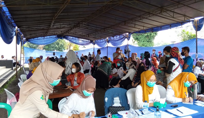 Hari Ini, Vaksinasi di Purwakarta Ditarget 800 Orang, di Antaranya Sasar Wartawan