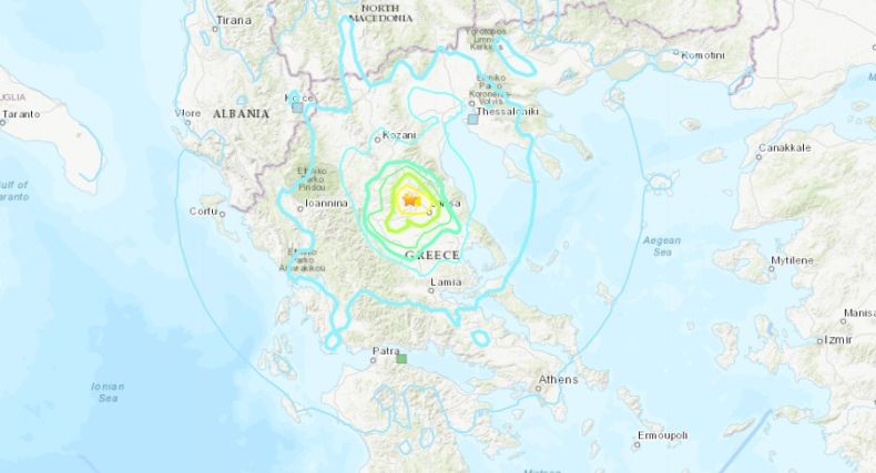 Gempa Bumi Bermagnitudo 6,2 Guncang Yunani