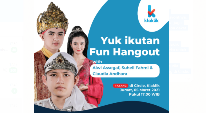 Fun Hangout Klaklik Bareng Cast Kembalinya Raden Kian Santang, Akan Ada Alwi Assegaf, Suheil Fahmi, dan Claudia Andhara! 