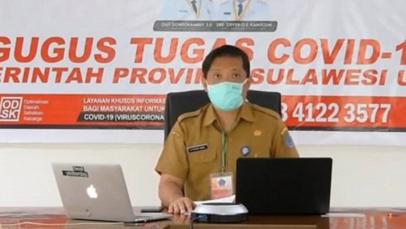 Jumlah Kasus Aktif Covid-19 di Sulawesi Utara Berkurang Menjadi 2.532