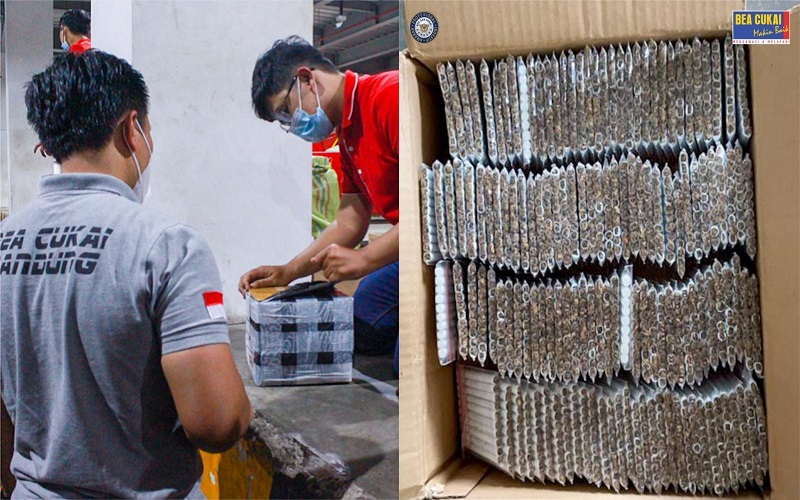 Rokok Ilegal Marak Beredar di Pinggiran KBB, Petugas Sita 85.000 Batang