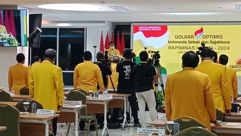 Rapimnas Golkar Dihadiri Sejumlah Kader Senior termasuk Akbar Tandjung dan Aburizal Bakrie