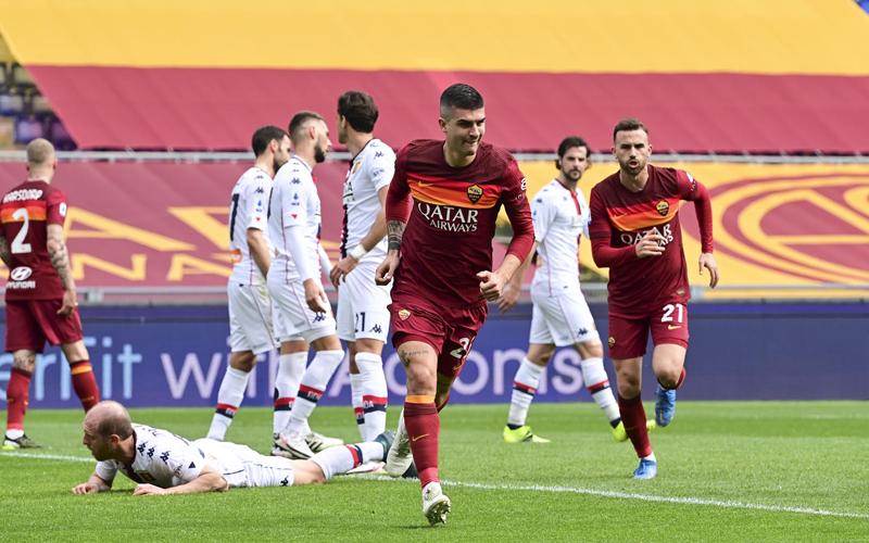 Gianluca Mancini Tentukan Kemenangan AS Roma atas Genoa