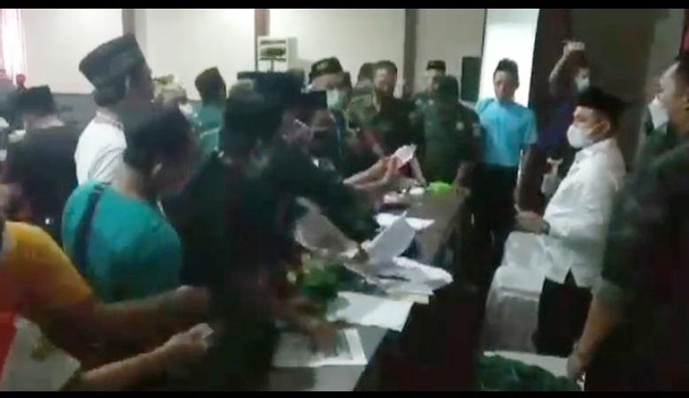 Musyawarah Cabang DPC PKB Kabupaten Banyumas Diwarnai Kericuhan