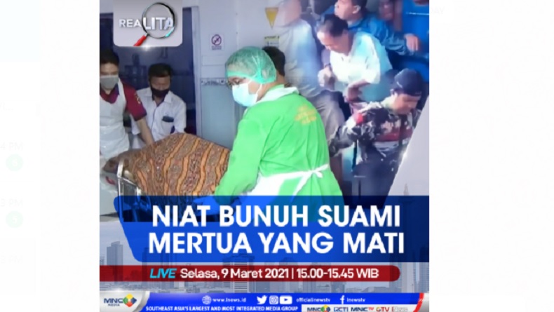 Niat Bunuh Suami, Mertua yang Mati! Selengkapnya di Realita Selasa Pukul 15.00 WIB