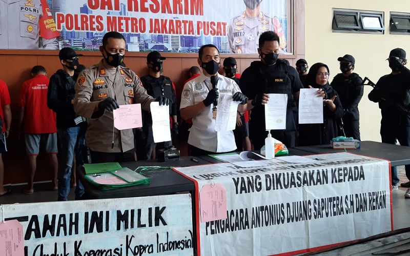Kasus Mafia Tanah di Jakarta Pusat, Polisi Tangkap 9 Orang