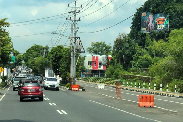 Rawan Kecelakaan, Dishub Kota Yogyakarta Merekayasa Jalur di Sekitar Jembatan GL Zoo