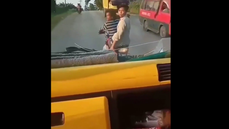 Preman di Asahan Lempar Kaca Truk dengan Batu, Diduga Kesal Tak Diberi Uang