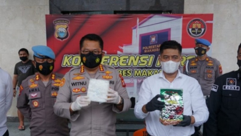 Polisi Gagalkan Peredaran Sabu Jaringan Internasional, Pelaku Kakak Adik di Makassar