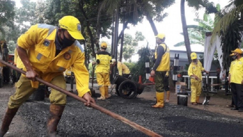 2.564 Titik Jalan Berlubang Diperbaiki, Tersebar di 10 Kecamatan Wilayah Jaksel