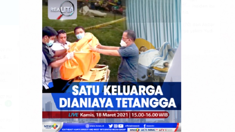 Miris, Satu Keluarga Dianiaya Tetangga! Simak di Realita Kamis Pukul 15.00 WIB