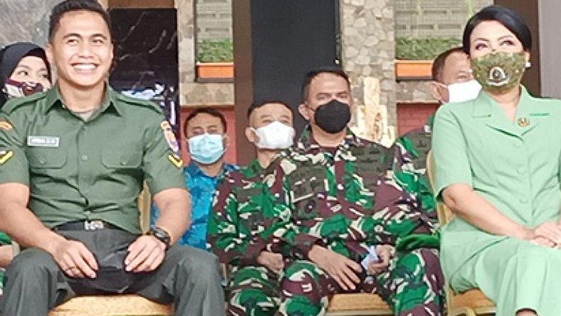 Begini Gaya Aprilia Manganang Ikuti Sidang dari Mabes AD, Tegap dan Atletis
