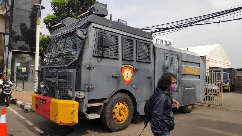 Polisi Siagakan Water Canon Amankan Sidang Habib Rizieq