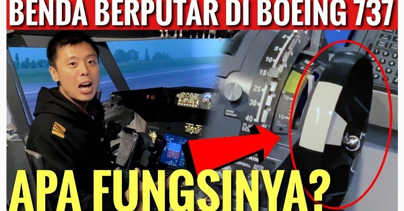Terungkap, Ternyata Ini Fungsi Benda yang Berputar di Samping Kaki Pilot Pesawat