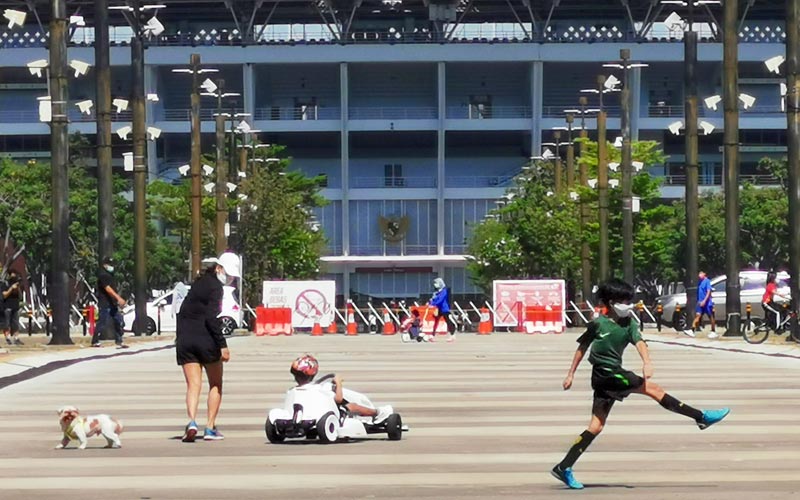 Anies Izinkan Sarana Olahraga Ruang Terbuka Beroperasi, Pengguna Wajib Divaksin