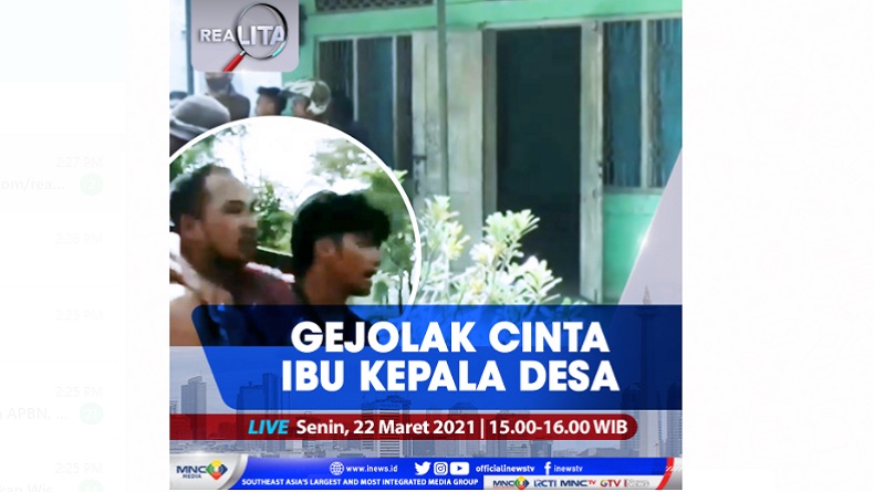 Gejolak Cinta Ibu Kepala Desa, Simak di Realita Senin Pukul 15.00 WIB