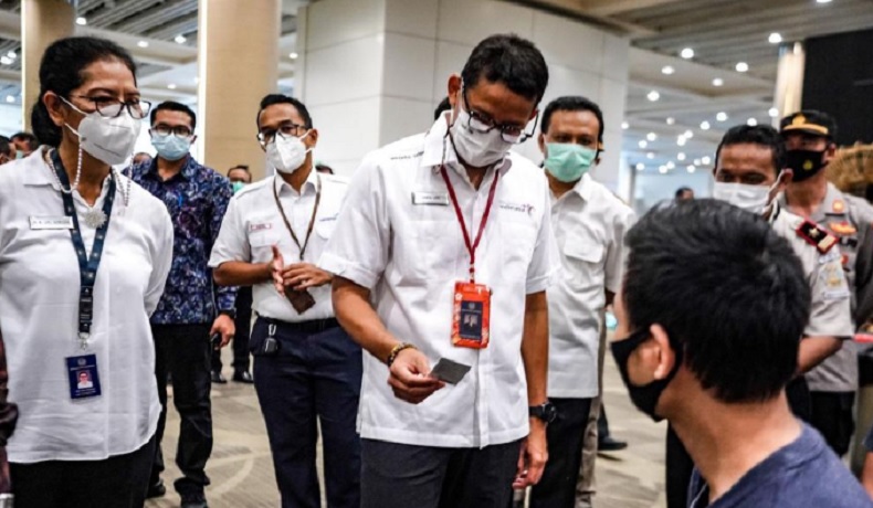 Menparekraf Sandiaga Uno: Penerbangan Internasional di Bali Dibuka Melalui Simulasi