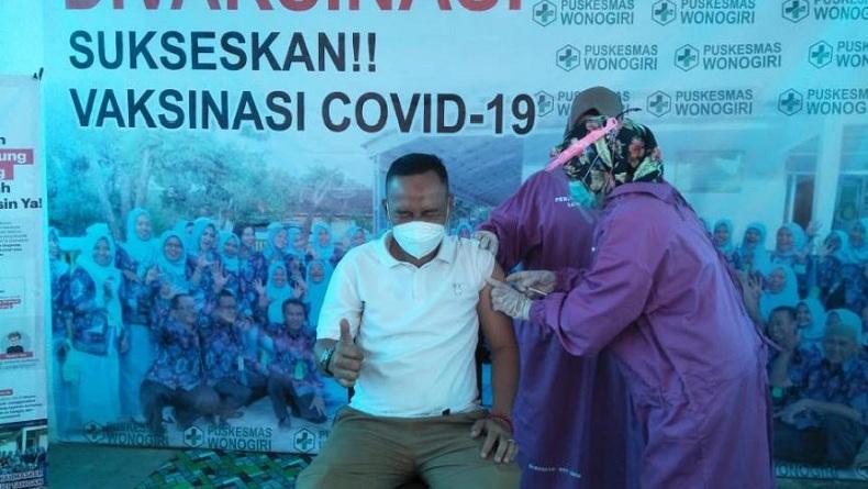 Puluhan Wartawan di Lampung Utara Disuntik Vaksin Covid-19