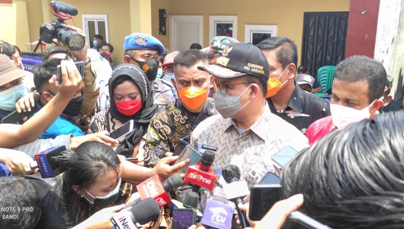Anies Datangi Korban Kebakaran di Matraman: Ini Musibah yang Berat
