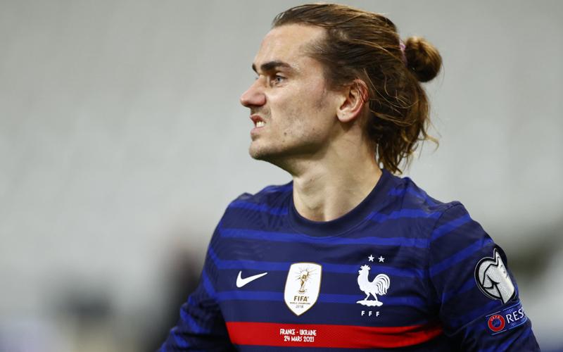 Prancis Diimbangi Ukraina, Griezmann Samai Rekor Trezeguet