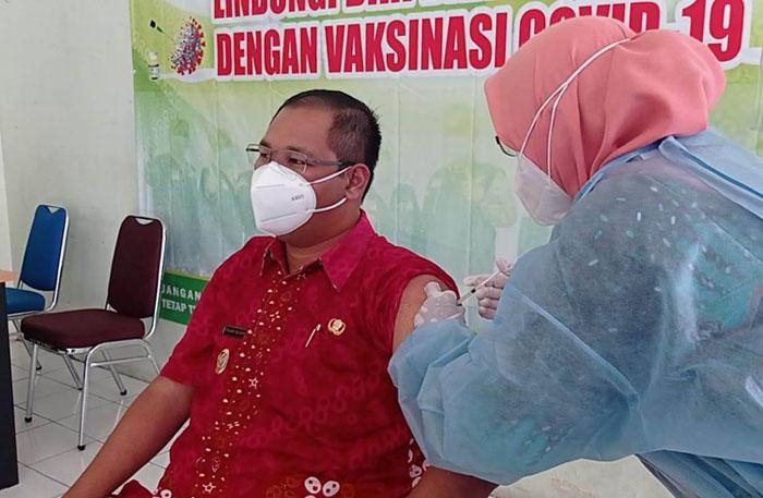  Bupati dan Wabup Kulonprogo Akhirnya Disuntik Vaksin Covid-19