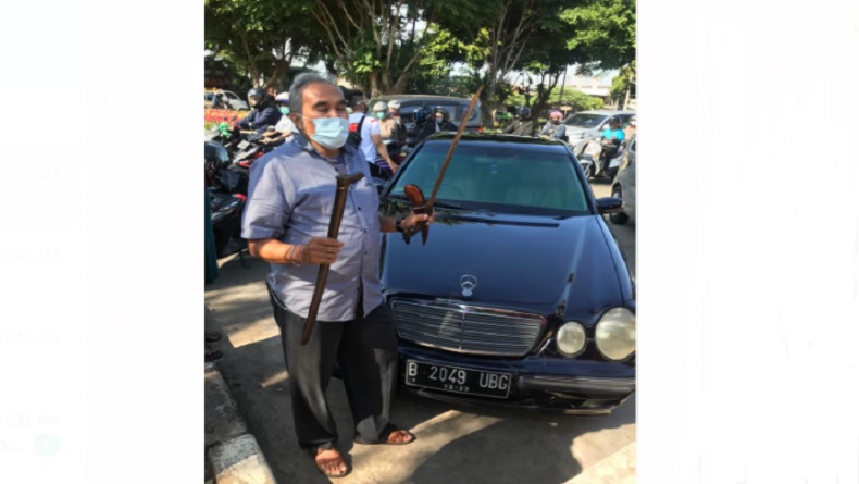 Pria Diduga Sopir Pengacara Habib Rizieq Diamankan karena Bawa Sajam