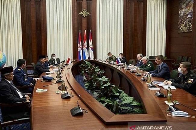 Prabowo Bertemu Deputi Menhan Rusia Bahas Peningkatan Kerja Sama Bidang Pertahanan
