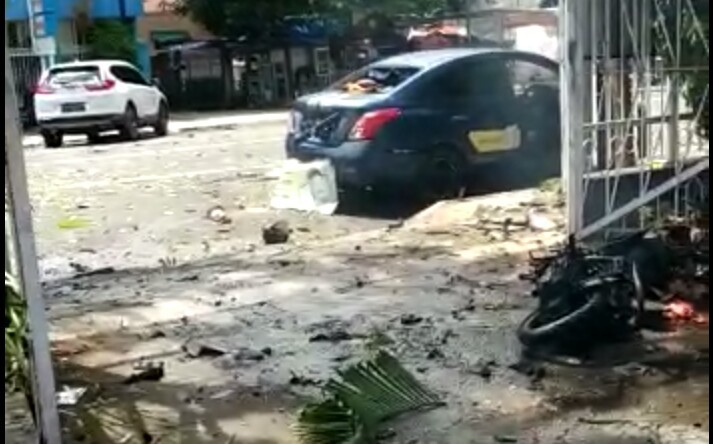 Ledakan di Depan Gereja Katedral Makassar, Diduga Bom Bunuh Diri