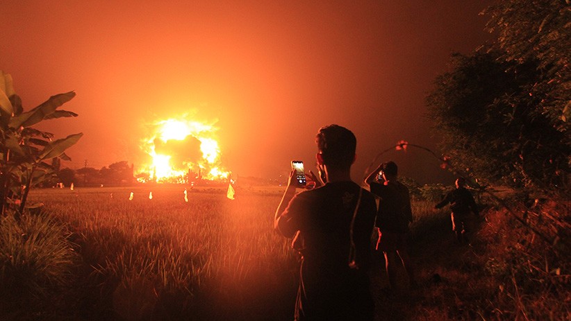 Kilang Minyak Pertamina di Balongan Terbakar, Diduga karena Sambaran Petir