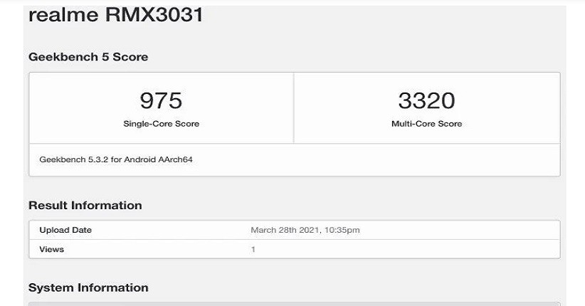 Muncul di Geekbench, Realme GT Neo Terlihat Gunakan RAM 12GB
