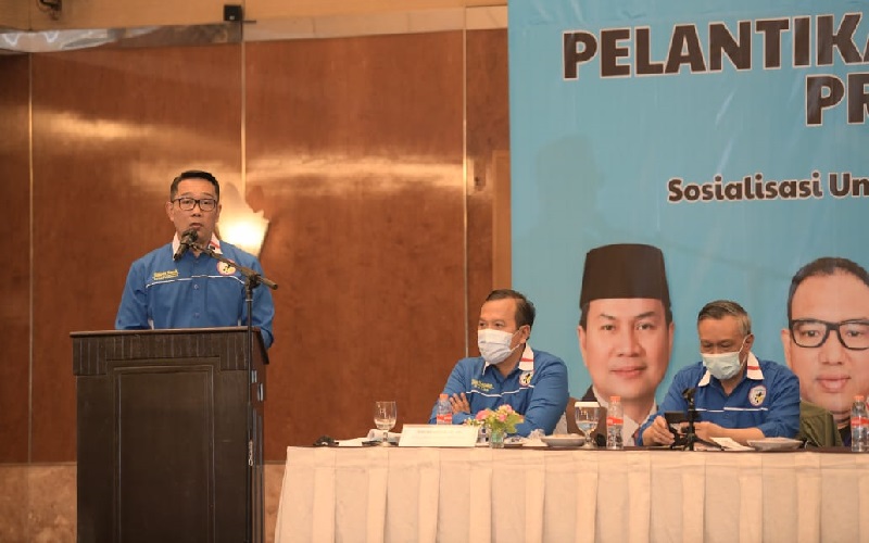 Ridwan Kamil Ajak Korps Alumni KNPI Bantu Pemulihan Ekonomi Jawa Barat