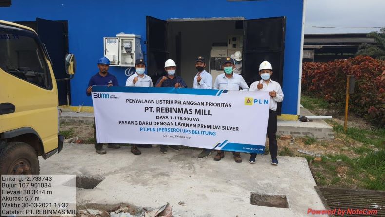 Dukung Investor, PLN Sambung Listrik 1 Juta VA untuk Pabrik di Belitung