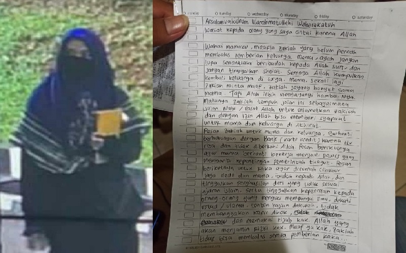 Sosok Zakiah Terduga Teroris Penerobos Mabes Polri di Mata Tetangga