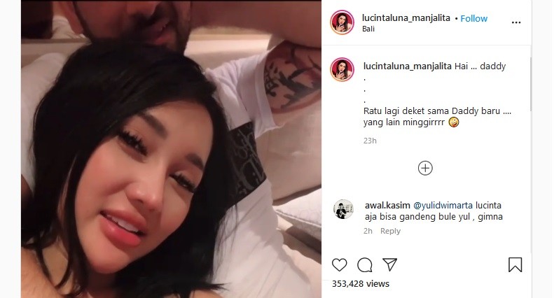 Lucinta Luna Mesra-mesraan dengan Pria Bule: Awas Kak Nanti Hamil di Luar Nikah